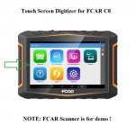Touch Screen Digitizer Replacement for FCAR C8 C8-W C8-M Scanner